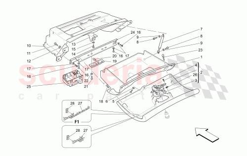 Part Diagram for Maserati 66918820