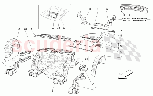 Part Diagram for Maserati 67998300