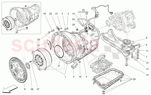 Part Diagram for Maserati 670035590