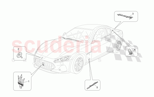 Part Diagram for Maserati 88639700