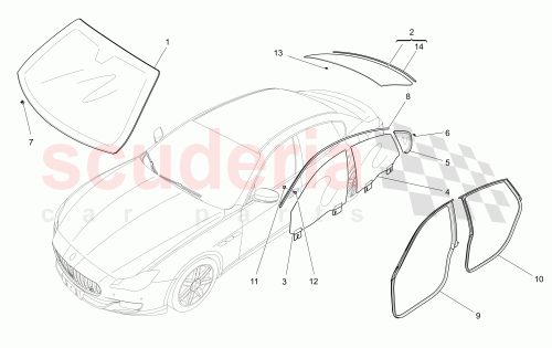 Part Diagram for Maserati 673009076