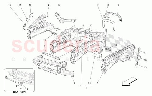 Part Diagram for Maserati 980139714
