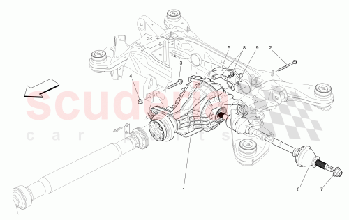Part Diagram for Maserati 670032036