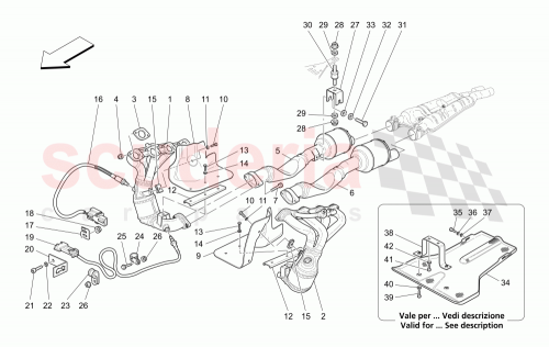 Part Diagram for Maserati 16043224