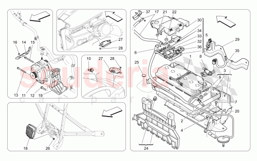 Part Diagram for Maserati 670006554