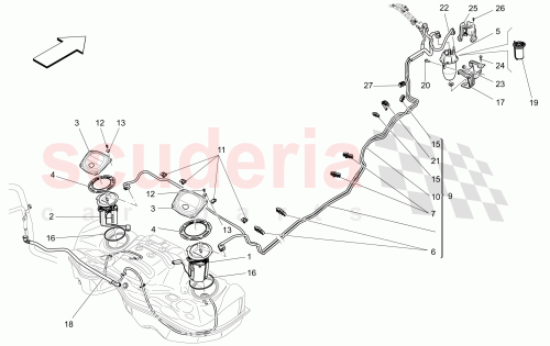 Part Diagram for Maserati 670033613