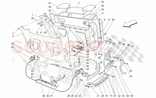 Part Diagram for Maserati 68738100