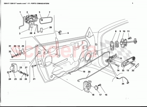 Part Diagram for Maserati 384500391