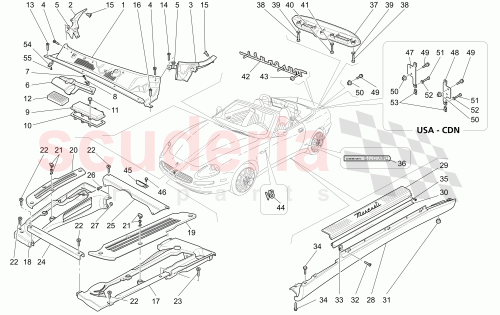 Part Diagram for Maserati 980001072