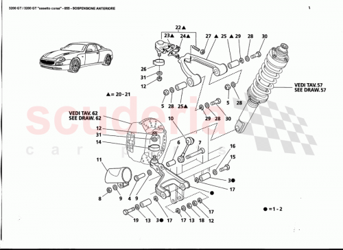 Part Diagram for Maserati 386600027