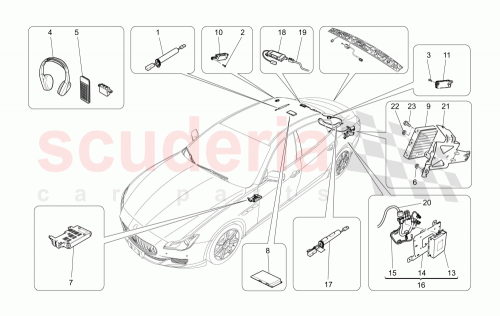 Part Diagram for Maserati 670007178