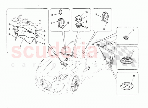 Part Diagram for Maserati 191370