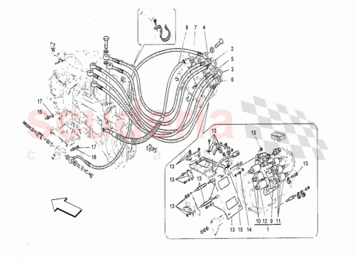 Part Diagram for Maserati 260543