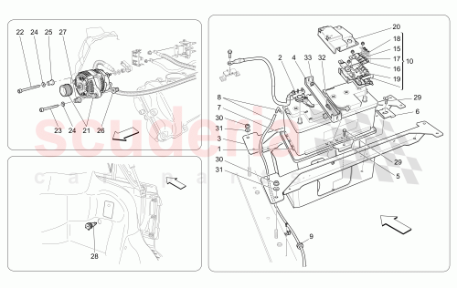 Part Diagram for Maserati 261407