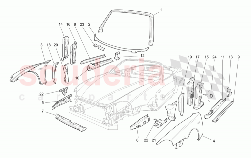 Part Diagram for Maserati 1002042