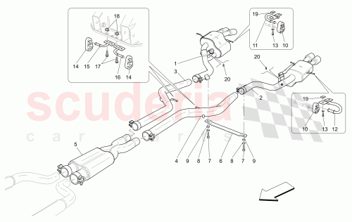 Part Diagram for Maserati 228583