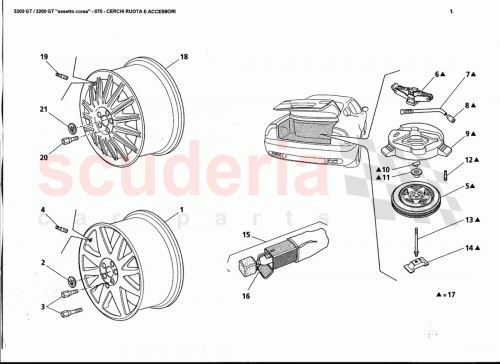 Part Diagram for Maserati 382500491