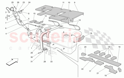 Part Diagram for Maserati 265795