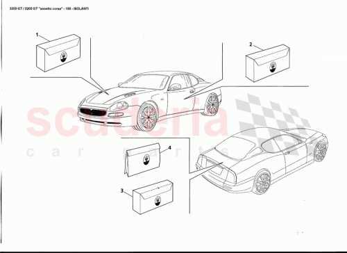 Part Diagram for Maserati 381500423