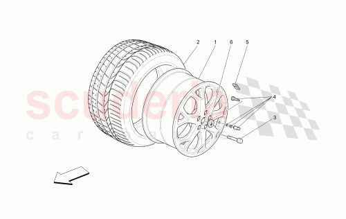 Part Diagram for Maserati 84072406