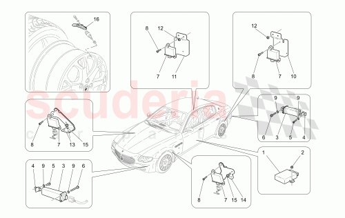 Part Diagram for Maserati 249946