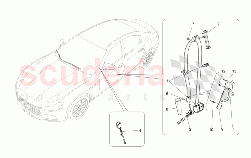 Part Diagram for Maserati 670017431