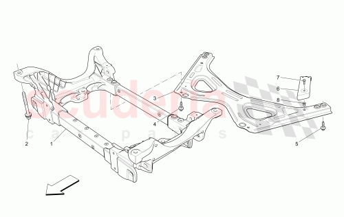 Part Diagram for Maserati 675000506