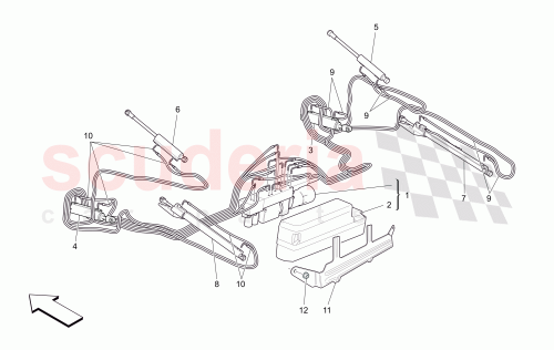 Part Diagram for Maserati 83468700