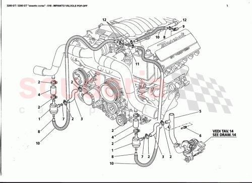 Part Diagram for Maserati 571365700