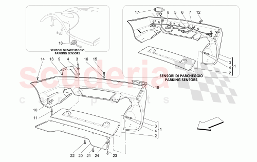 Part Diagram for Maserati 67721000