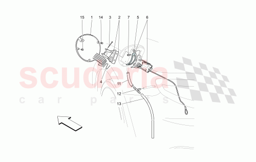 Part Diagram for Maserati 80754500