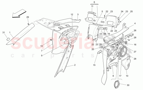 Part Diagram for Maserati 88641730