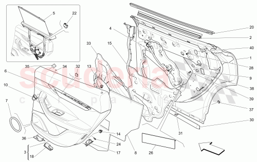 Part Diagram for Maserati 670032891