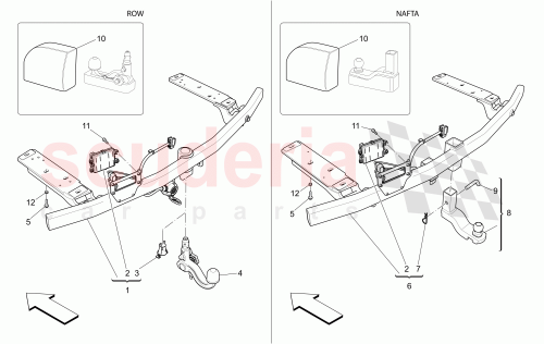 Part Diagram for Maserati 670100897