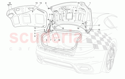 Part Diagram for Maserati 89183900