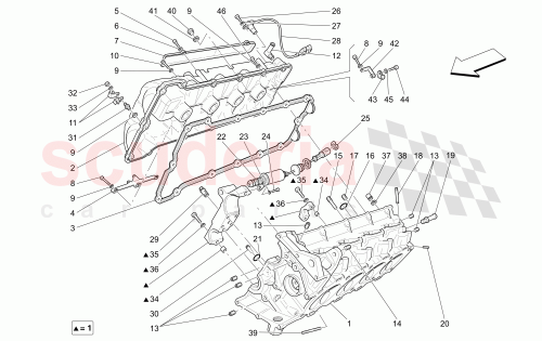Part Diagram for Maserati 198927