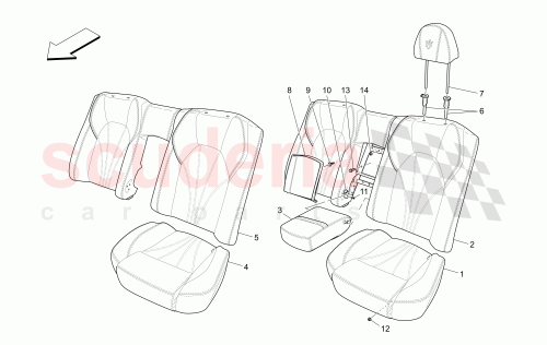 Part Diagram for Maserati 959723300