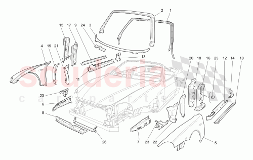 Part Diagram for Maserati 1001737