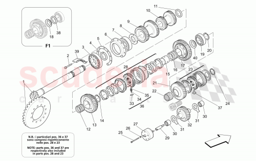 Part Diagram for Maserati 185679
