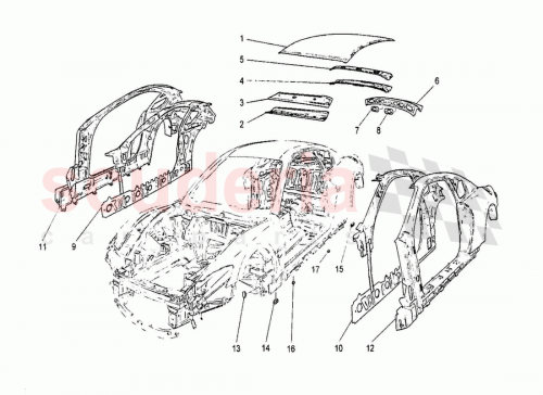 Part Diagram for Maserati 80004800