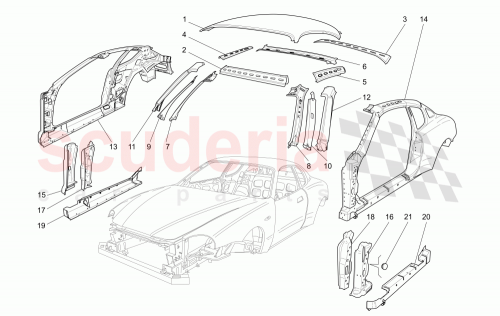 Part Diagram for Maserati 382500448