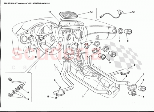 Part Diagram for Maserati 14115980