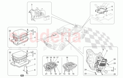 Part Diagram for Maserati 13290924