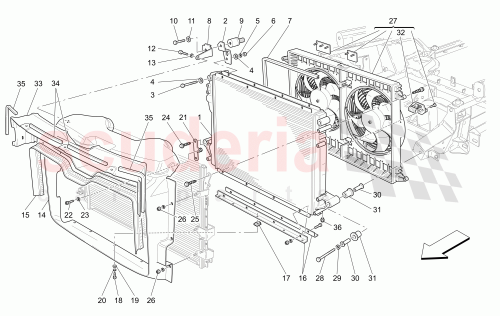 Part Diagram for Maserati 223303