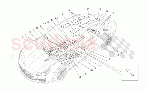Part Diagram for Maserati 670001853