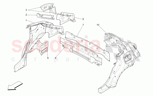 Part Diagram for Maserati 673005991