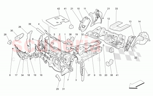 Part Diagram for Maserati 670005500
