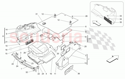 Part Diagram for Maserati 670006115