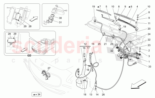 Part Diagram for Maserati 980139980