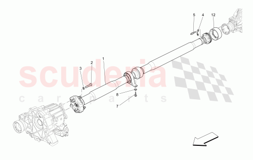 Part Diagram for Maserati 670100412
